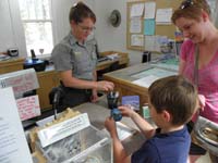 24-he_gets_his_Junior_Ranger_patch-not_a_badge_at_Lassen