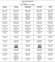 09-first_grade_schedule_for_each_day