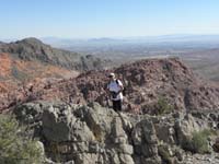 20-Christina_is_very_relieved_to_finally_reach_the_top-took_2.5_hours