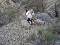 54-Jose_slides_down_scree_on_his_butt