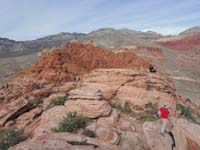 22-scenic_view_from_peak-looking_NW-Calico_Tank_Peaks-Turtlehead_Peak-La_Madre_Mt,New_Peak