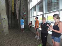 10-Cameron's_7th_birthday_party_at_climbing_gym-Daddy_and_Kenny_watching_climbers