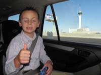 16-Kenny_giving_thumbs_up_as_we_are_on_the_way_to_Top_of_the_World_at_Stratosphere_for_birthday_dinner