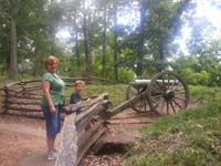 100-Grammy_and_Kenny_and_cannon_along_trail