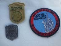 108-Junior_Ranger_badge_number_38_and_39-Civil_War_Historian_badge_for_completing_three_Civil_War_parks