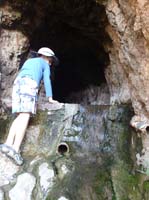 08-Kenny_entering_cave-test_dig_for_Hoover_Dam_construction,but_hit_a_natural_hot_spring