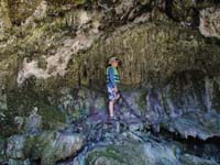 14-Kenny_in_Rain_Cave-it_is_actually_raining-water_dripping,high_humidity