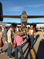 124-B-25-Daddy_and_Kenny_in_rear_gun_cockpit-tight_space,but_clear_view_of_area