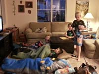 38-kids_relaxing_in_their_sleeping_bags_watching_Star_Wars