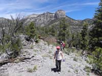 21-looking_back_with_Mummy_Mountain_in_distance