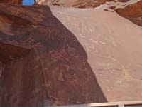 02-Kenny's_picture-calamity_at_Atlatl_Rock_petroglyths-Daddy_tells_story_to_the_guests