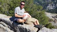 02-on_side_of_road-Daddy_comforting_Kenny-threw_up_in_bucket_and_roadside