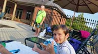 09-Kenny_eating-Grandpa_Duke_lurking