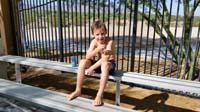 04-Kenny_warming_up_in_the_sun_outside_between_races
