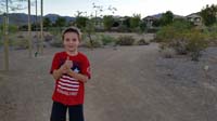 32-Kenny_giving_thumbs_up_on_trail-cotton_tailed_rabbit_on_trail