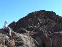 19-final_push-this_is_where_James_and_Bella_called_it_quits_and_waiting_for_group-up_170_ft_in_.1_miles