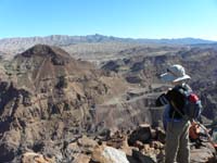 35-Kenny_on_Hoover_Point_admiring_the_view-Sugarloaf_Mt_to_left