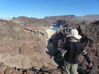 41-Kenny_admiring_view_of_Hoover_Dam_and_Bridge