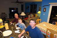 05-Meyer_family-Poppy,Kenny,Daddy-enjoying_ice_cream_and_cake