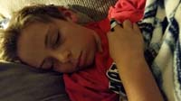 10-Kenny_sleeping_with_splint_on_finger-turns_out_he_broke_it_when_slammed_in_car_door