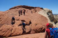25-walking_up_slope_to_peak-another_group_already_on_top-they_took_different_route