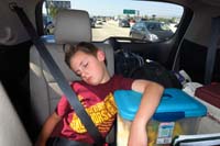 005-LA_traffic-Kenny_sleeping_in_3rd_row_of_Grammy's_vehicle