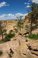 14-Mommy_and_Kenny_with_Ponderosa_Pine_trees_which_seem_out_of_place