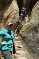 107-climbing_up_steep_narrow_steps,.25_mile_loop,about_150_ft_elev_gain,1.25_hours