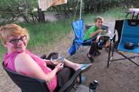 164-dinner_outside_back_at_the_campsite-great_weather_at_night-little_warmer_than_usual