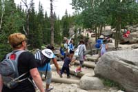037-group_approaching_the_busy_Alberta_Falls