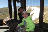 091-Daddy_helping_Kenny_with_Junior_Ranger_Program_in_Alpine_Visitor_Center-12k_ft-Daddy_taking_it_easy