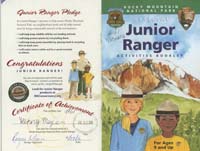 135-Junior_Ranger_Program-Rocky_Mountain_NP-01-Junior_Ranger_badge_number_61-15th_for_trip
