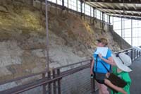 025-Kenny_and_Mommy_admiring_the_fossils-less_busy_because_between_shuttle_trips
