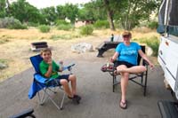 054-Kenny_and_Mommy_relaxing_having_a_snack