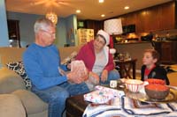 09-Baba_with_her_birthday_gift-Himalayan_Rock_Salt_Lamp