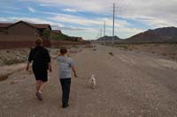 21-family_taking_Brinkley_for_a_walk_in_desert_behind_our_house