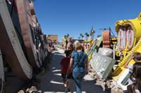 060-Kenny_and_Mommy_walking_through_the_Neon_Boneyard_Museum