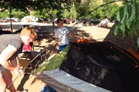 01-setting_up_the_tent_at_Zion_Canyon_Campground-dirty_and_small-100_degrees