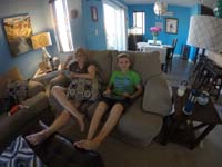 41-Rainier,Mommy,Kenny_relaxing_on_couch-Daddy_testing_new_GoPro