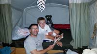 006-settling_in_the_night_in_the_camper-working_on_the_Junior_Ranger_Program