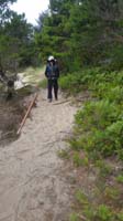 25-meanwhile_Mommy_and_Kenny_continuing_back_to_trailhead-Kenny_hides_face
