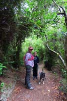 35-family_ready_to_hike_through_another_forest-Rainier_is_simply_happy_to_be_with_his_pack