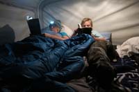 39-bedtime_reading-Rainier_asleep-snuggled_up_to_us_since_he_wouldn't_stay_under_warm_blanket