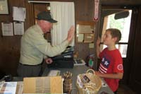 088-Kenny_taking_the_Newberry_National_Volcanic_Monument_Junior_Ranger_Pledge-number_70