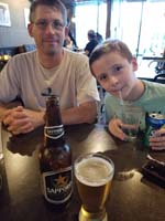 01-family_at_Japanese_Steakhouse-Mommy's_beer,Daddy's_water,Kenny's_Sprite