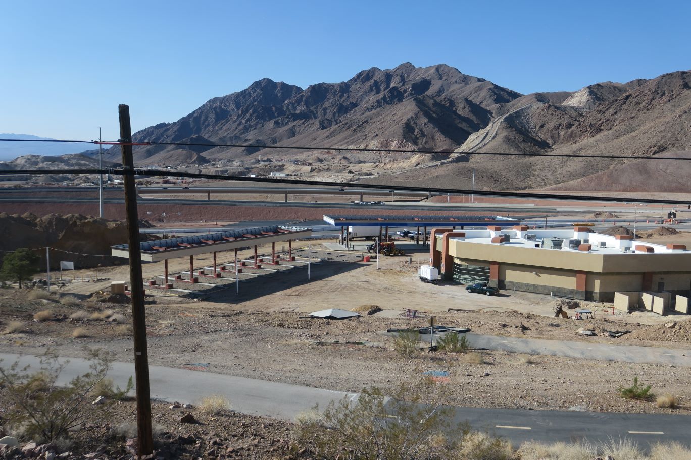 46-I11_construction,new_truck_stop_at_Railroad_Pass