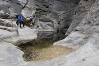23-Kenny_and_a_puddle_at_base_of_now_dry_waterfall