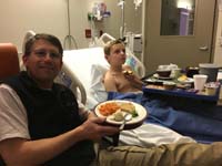 23-Daddy_and_Kenny_eating_dinner_together-extra_meal_for_Daddy-Kenny_watching_TV