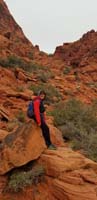 06-Kenny_and_Mommy_on_hike_with_Julia_and_Stella_in_Calico_Basin-Daddy_on_rappelling_route_in_LM