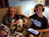 40-Rainier_laying_with_Mommy,Kenny_watching_a_video_on_YouTube